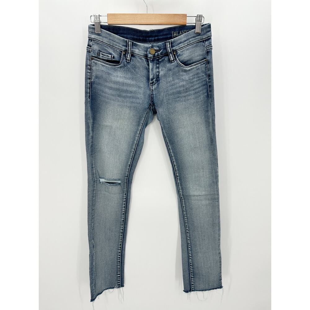 BlankNYC Light Wash Mid Rise Bootcut Flare Denim Jeans Stretch Women Size‎ 25
